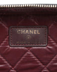 Pre-Loved Vanity Case Handbag Quilted Leather with Gold Hardware, Black