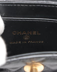 Pre-Loved Kelly Shopping Bag Handbag Quilted Leather Nano with Aged Gold Hardware, Black