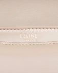 Pre-Loved Triomphe Besace Crossbody Bag Leather Small with Gold Hardware, Beige