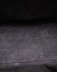 Pre-Loved Luggage Tote Leather Mini with Silver Hardware, Black