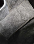 Pre-Loved Luggage Tote Leather Micro with Silver Hardware, Black