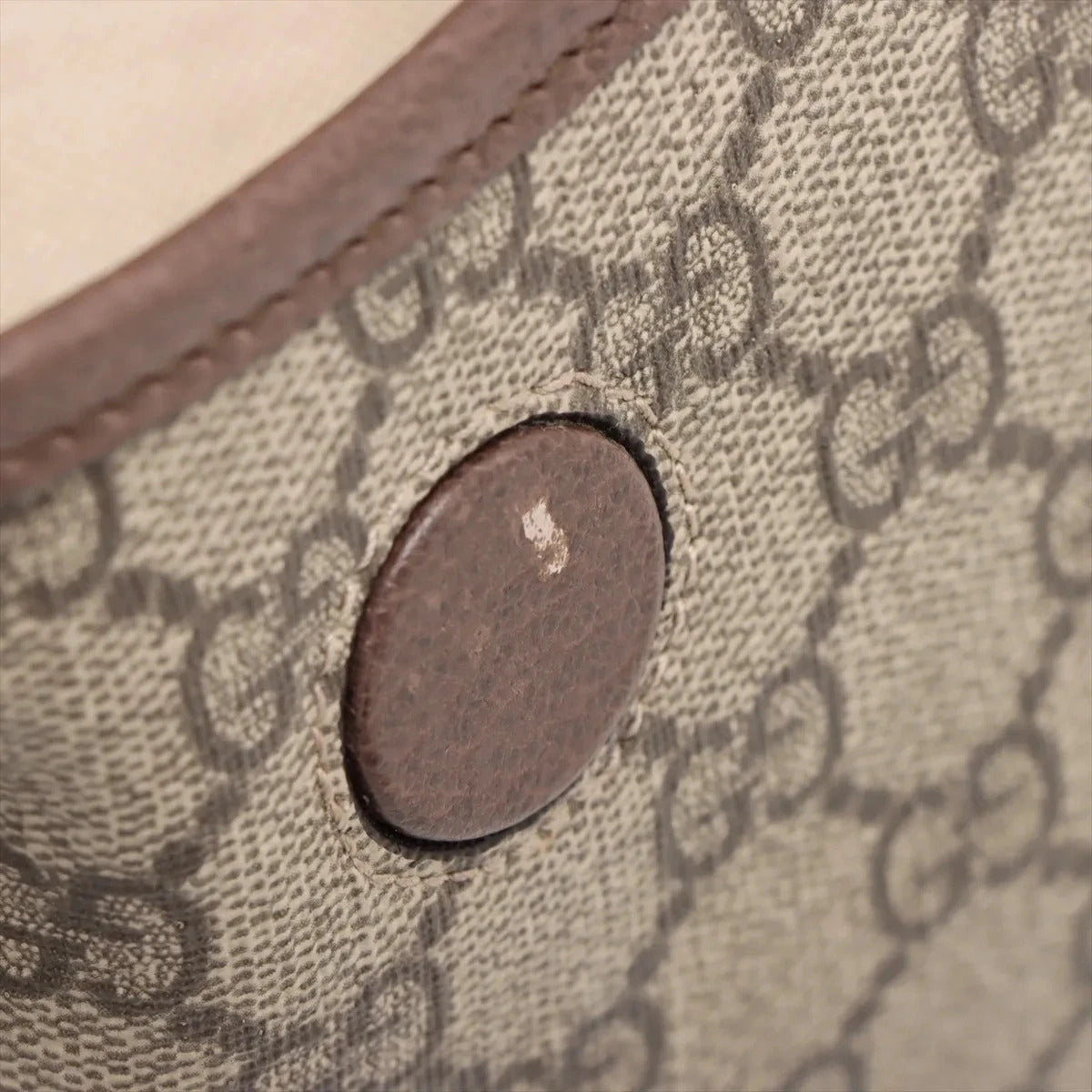 Pre-Loved Neo Vintage Belt Bag Monogram Coated Canvas with Gold Hardware, Beige Ebony