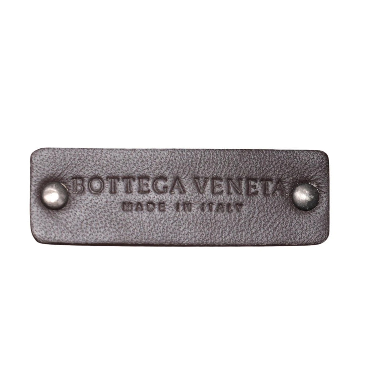 Pre-Loved Veneta Shoulder Bag Intrecciato Leather Medium with Silver Hardware, Dark Brown