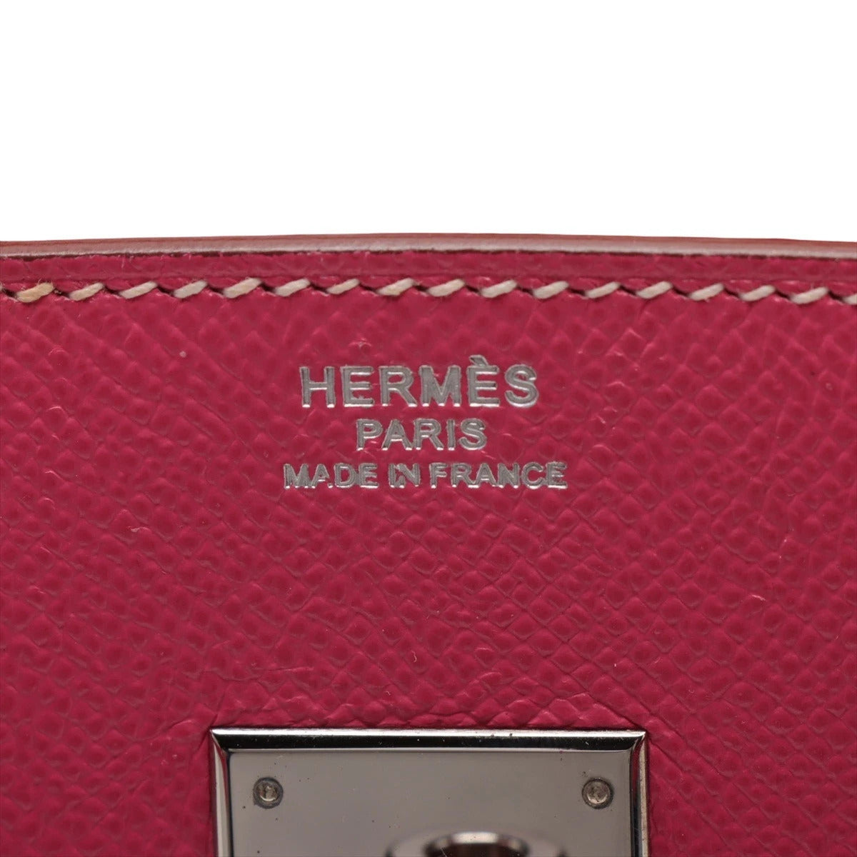 Pre-Loved Birkin Handbag Leather 30 with Palladium Hardware, Pink