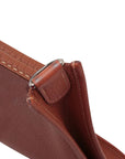 Pre-Loved Evelyne Crossbody Bag Leather PM with Palladium Hardware, Cuivre