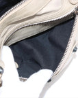 Pre-Loved First Handbag Leather Small with Aged Black Hardware, Beige