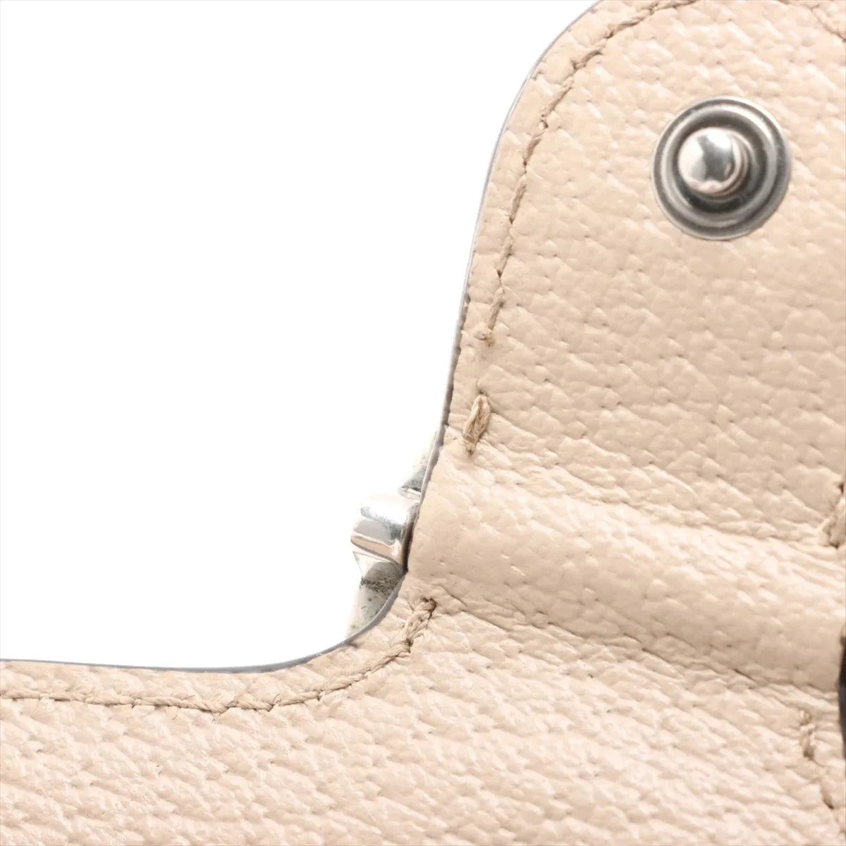 Pre-Loved Dionysus Crossbody Bag Monogram Coated Canvas Super Mini with Silver Hardware, Beige