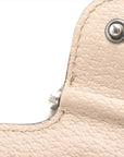 Pre-Loved Dionysus Crossbody Bag Monogram Coated Canvas Super Mini with Silver Hardware, Beige