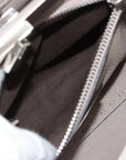 Pre-Loved Peekaboo Handbag Leather Regular with Silver Hardware, Taupe