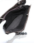 Pre-Loved Bamboo Tote Monogram Canvas with Silver Hardware, Brown