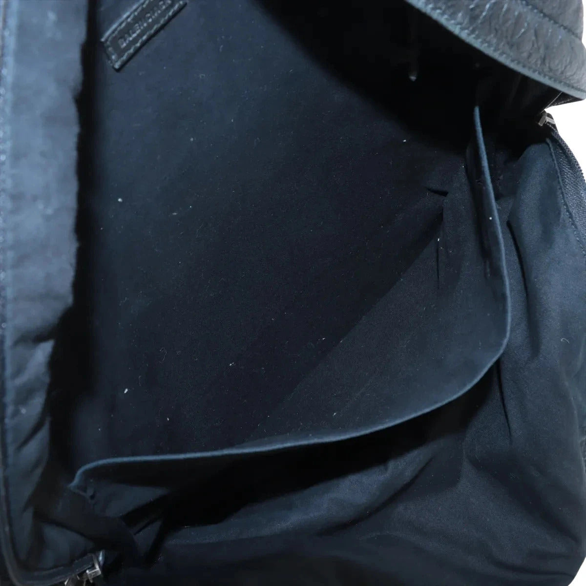 Pre-Loved Explorer Graffiti Backpack Graffiti Leather with Silver Hardware, Black