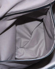 Pre-Loved Intrecciato Boston Duffle Duffle Bag Intrecciato Leather Large with Aged Silver Hardware, Black