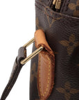 Pre-Loved Nil Crossbody Bag Monogram Coated Canvas with Gold Hardware, Brown