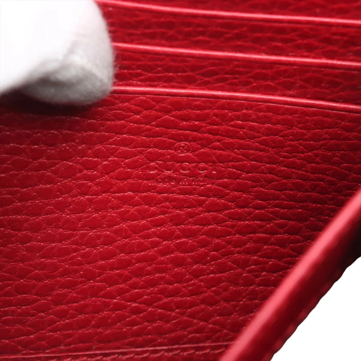 Pre-Loved Dionysus Wallet on Chain Crossbody Bag Leather Mini with Aged Silver Hardware, Red