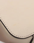 Pre-Loved Interlocking G Crossbody Bag Leather Mini with Gold Hardware, Cream