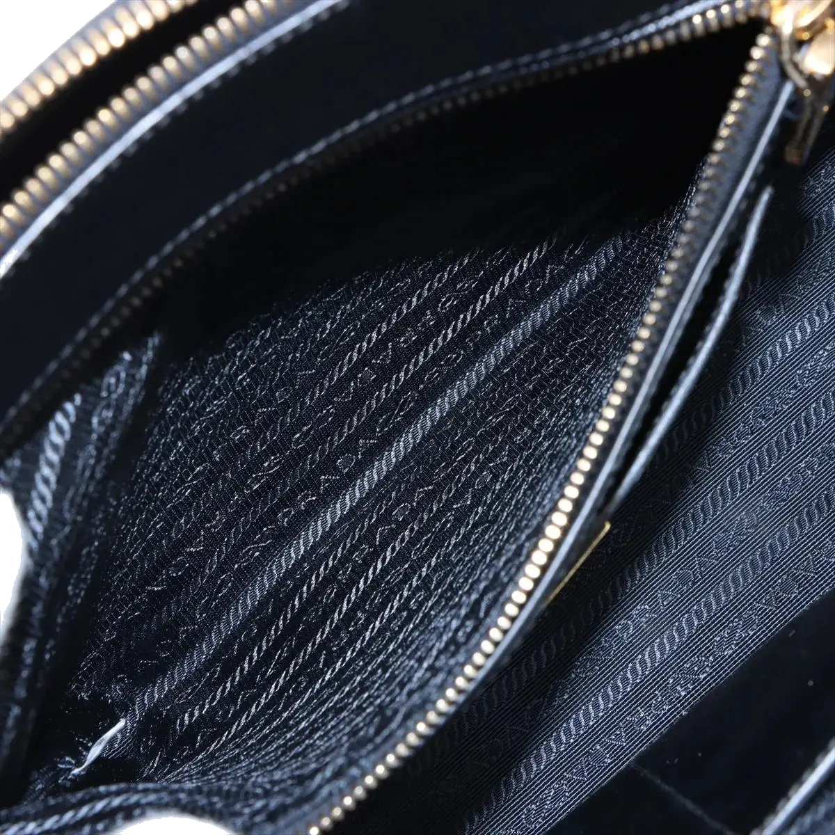 Pre-Loved Galleria Double Zip Tote Leather Medium with Gold Hardware, Black