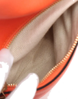 Pre-Loved Puzzle Handbag Colorblock Leather Medium with Gold Hardware, Orange