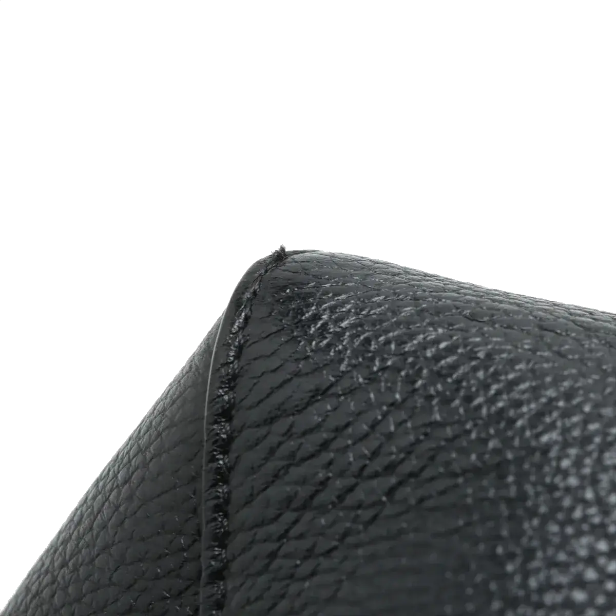 Pre-Loved Cabas Phantom Tote Leather Medium with Gold Hardware, Black