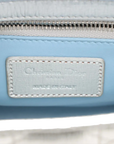 Pre-Loved Lady Dior Handbag Quilted Leather Mini with Silver Hardware, Silver