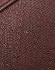 Pre-Loved Sukey Handbag Diamante Leather with Gold Hardware, Brown
