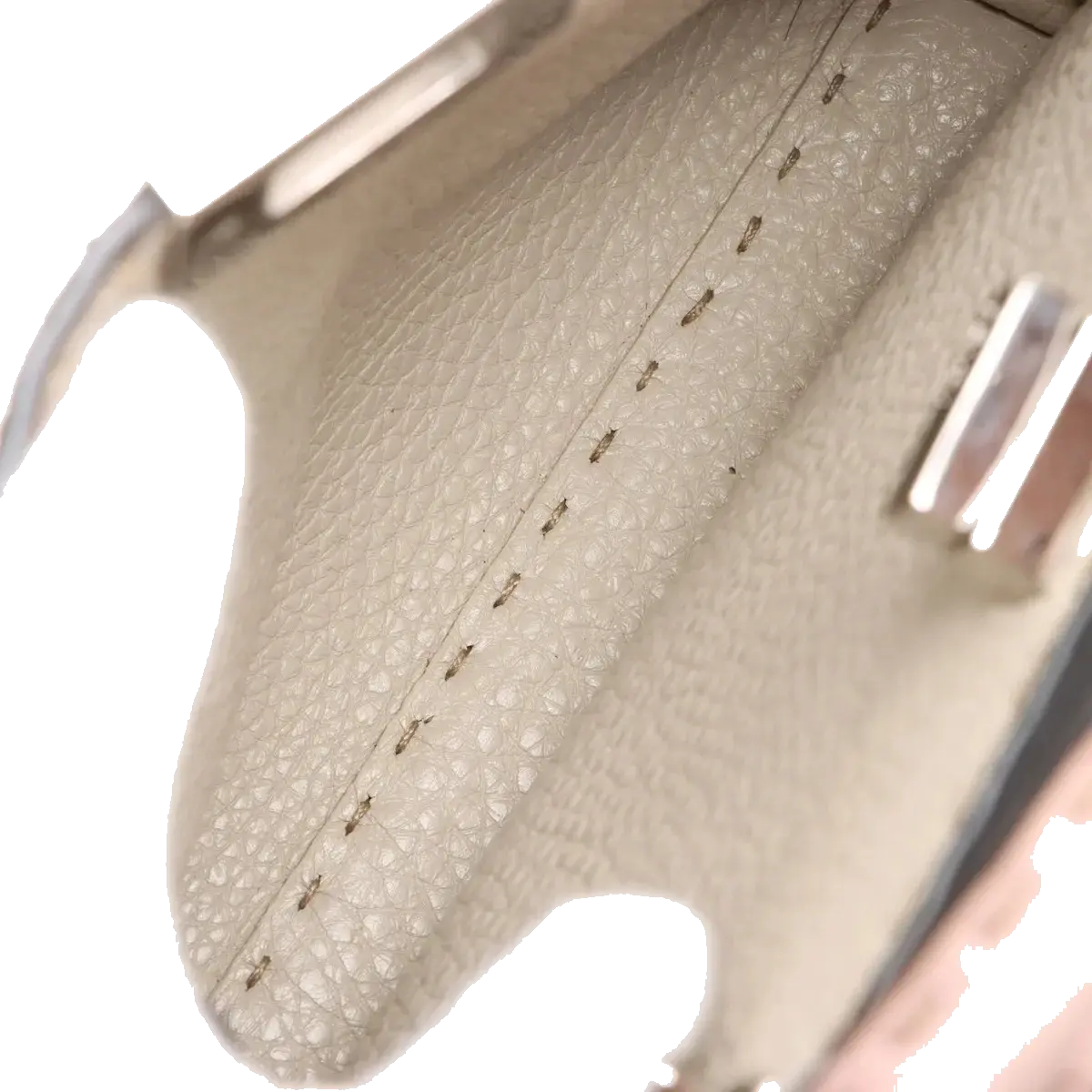 Pre-Loved Peekaboo Selleria Handbag Leather Mini with Silver Hardware, Pink