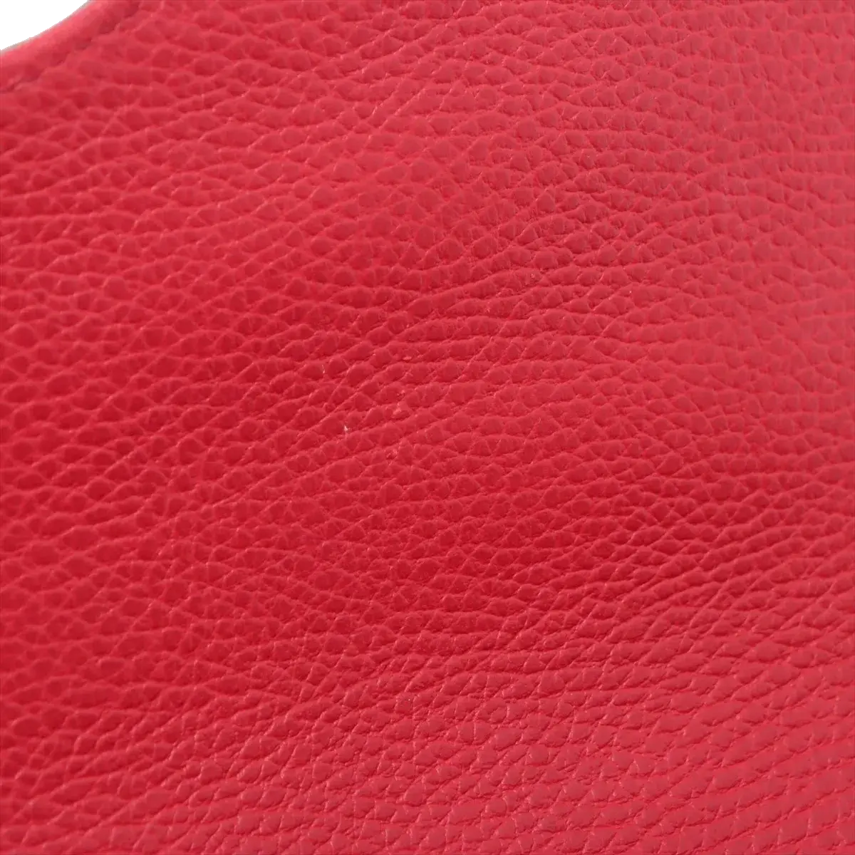 Pre-Loved Interlocking G Crossbody Bag Plain Leather with Gold Hardware Small, Red
