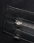 Pre-Loved Cushion Anagram Tote Tote Anagram Canvas Coated with Silver Hardware, Grey and Navy