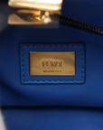 Pre-Loved Peekaboo Handbag Leather Mini with Gold Hardware, Blue