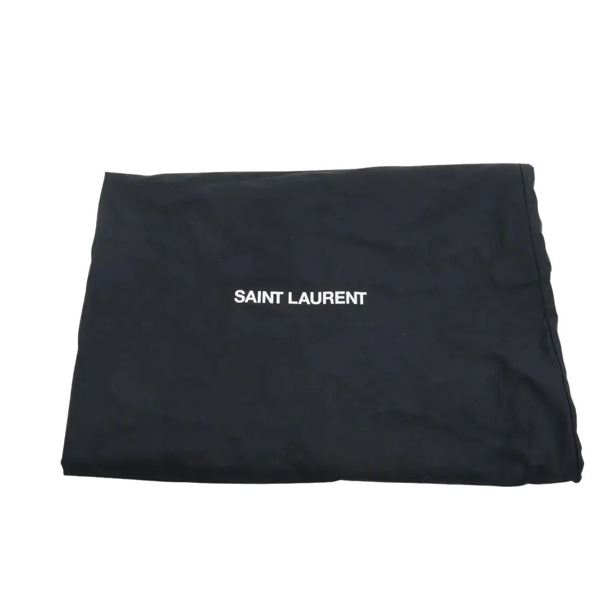 Pre-Loved Shopping Tote Shearling with Silver Hardware, Black