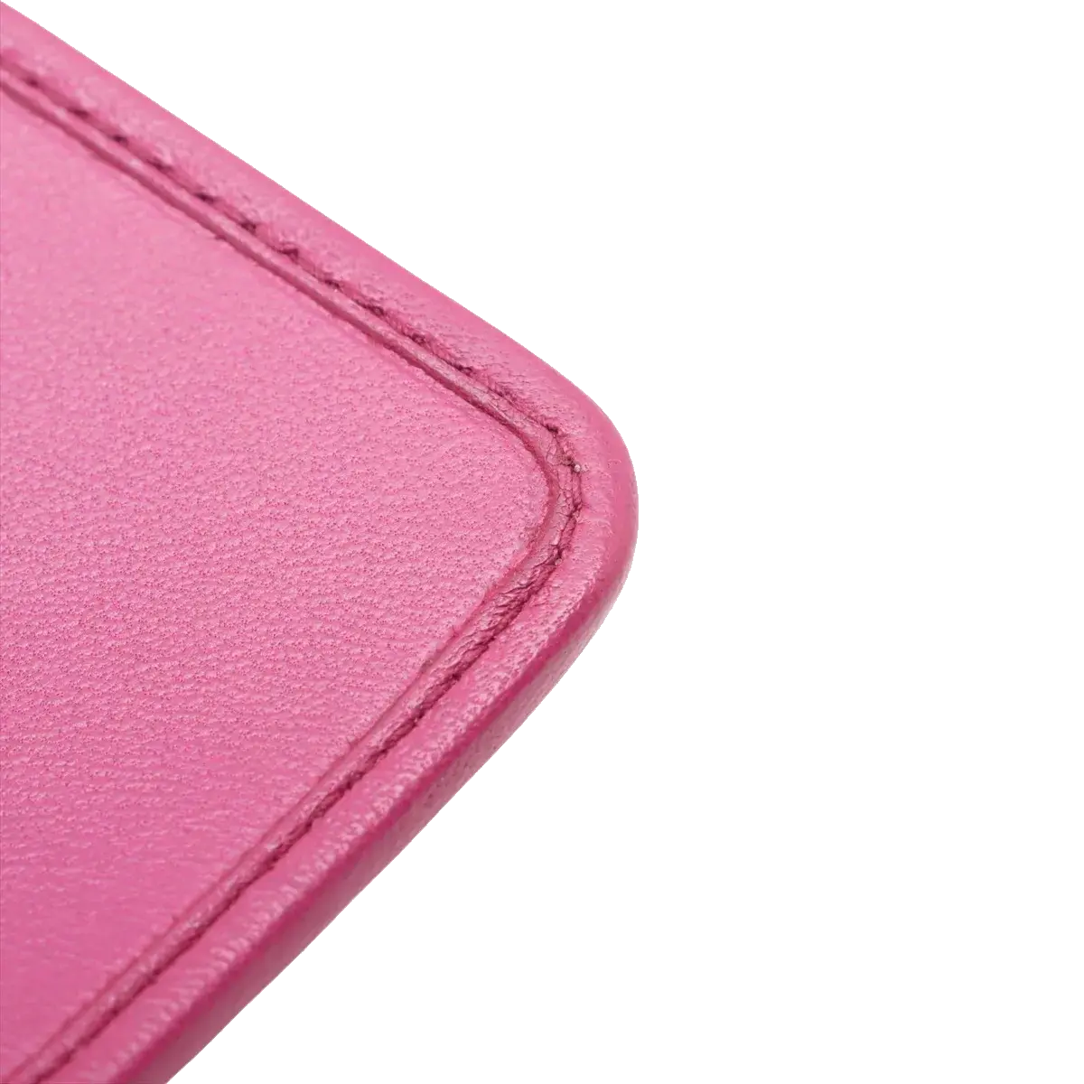 Pre-Loved Matelassé Wallet on Chain Crossbody Bag Quilted Leather Small with Gold Hardware, Pink