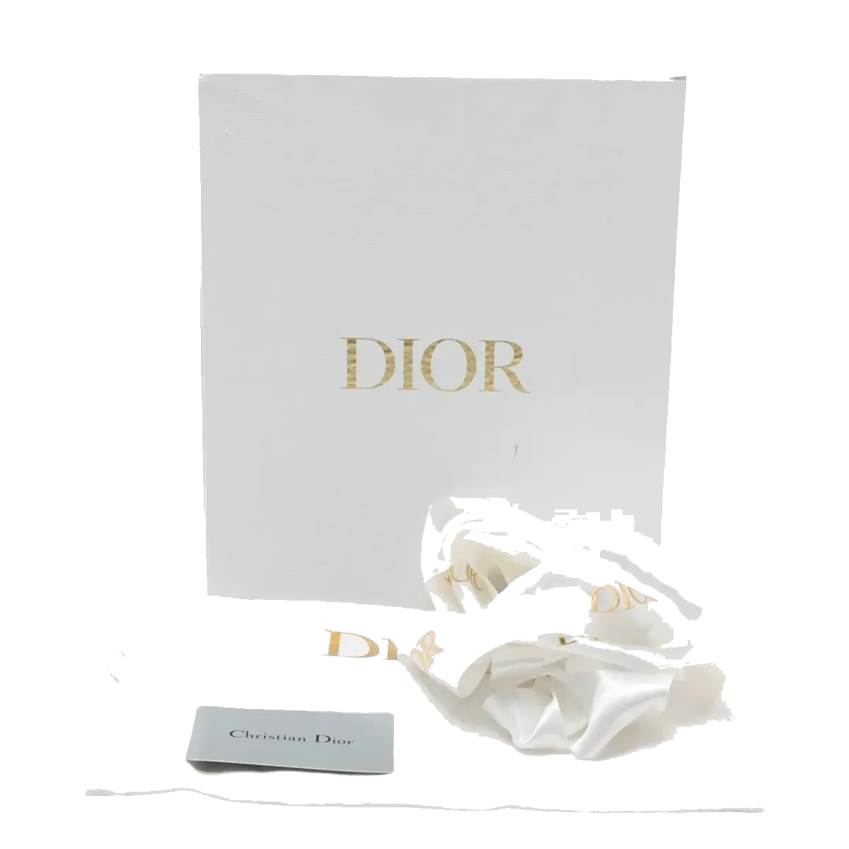 Pre-Loved Lady Dior Wallet on Chain Cannage Leather with Gold Hardware, Black