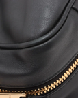 Pre-Loved Bowling Bag Handbag Leather with Gold Hardware, Black