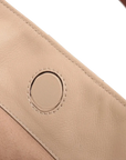 Pre-Loved Diana Bamboo Shoulder Bag Leather Medium with Gold Hardware, Beige
