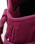 Pre-Loved Diorissimo Tote Oblique Coated Canvas with Silver Hardware, Magenta