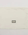 Pre-Loved Web Microguccissima Pouch Clutch Microguccissima Leather with Silver Hardware, Black