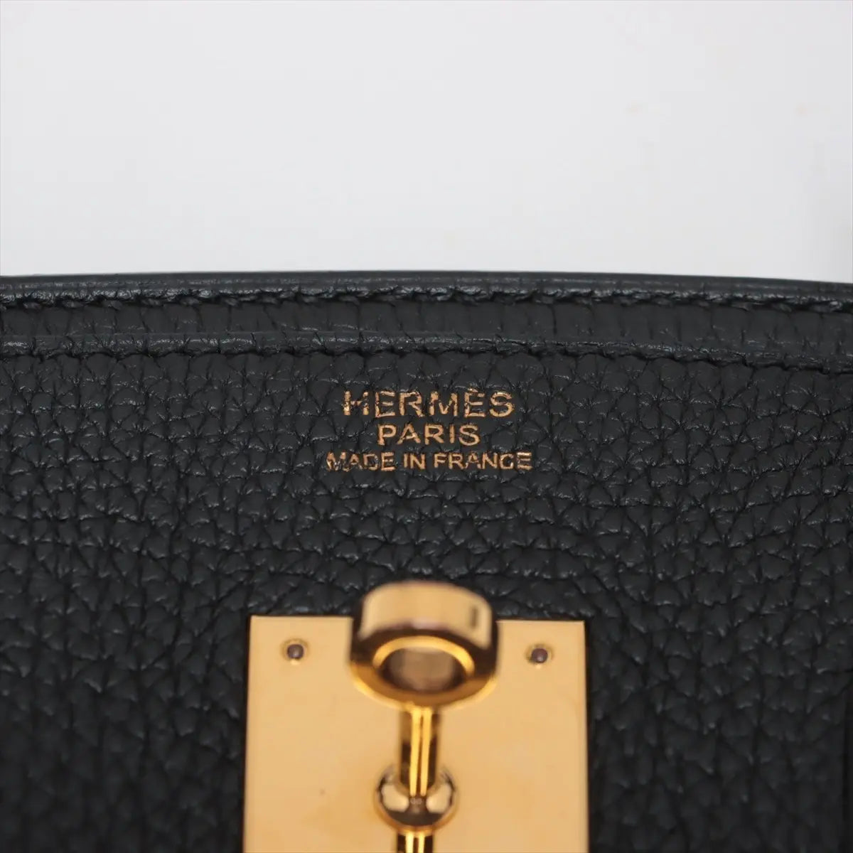 Pre-Loved Birkin Handbag Leather with Gold Hardware 30, Black