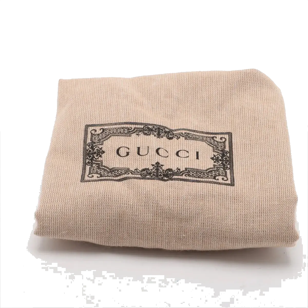 Pre-Loved GG Supreme Messenger Crossbody Bag Monogram Coated Canvas Small with Silver Hardware, Black