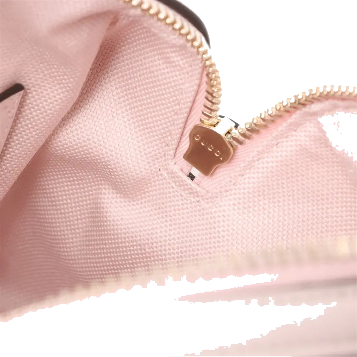 Pre-Loved Boston Bag Handbag Guccissima Leather Mini with Gold Hardware, Light Pink