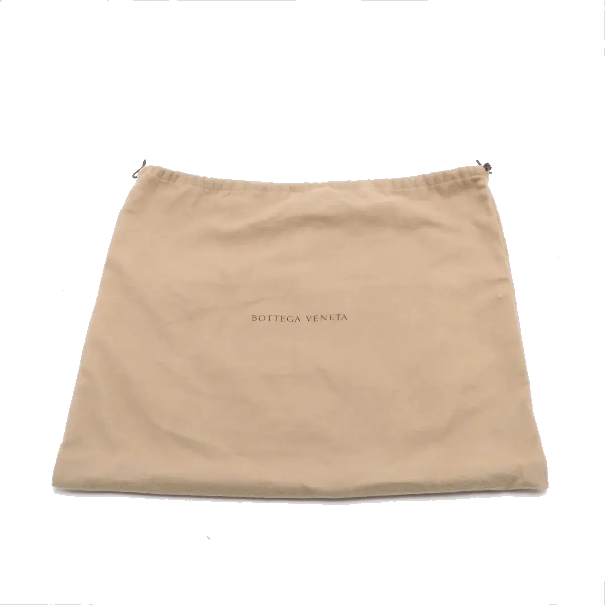 Pre-Loved Veneta Shoulder Bag Intrecciato Leather Medium with Silver Hardware, Beige