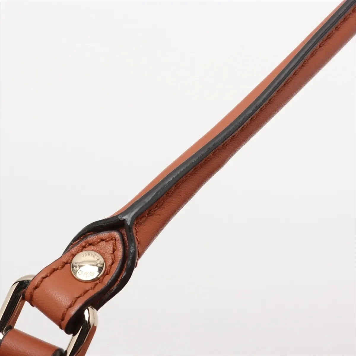 Pre-Loved Guccissima Tote Guccissima Leather with Silver Hardware, Cognac
