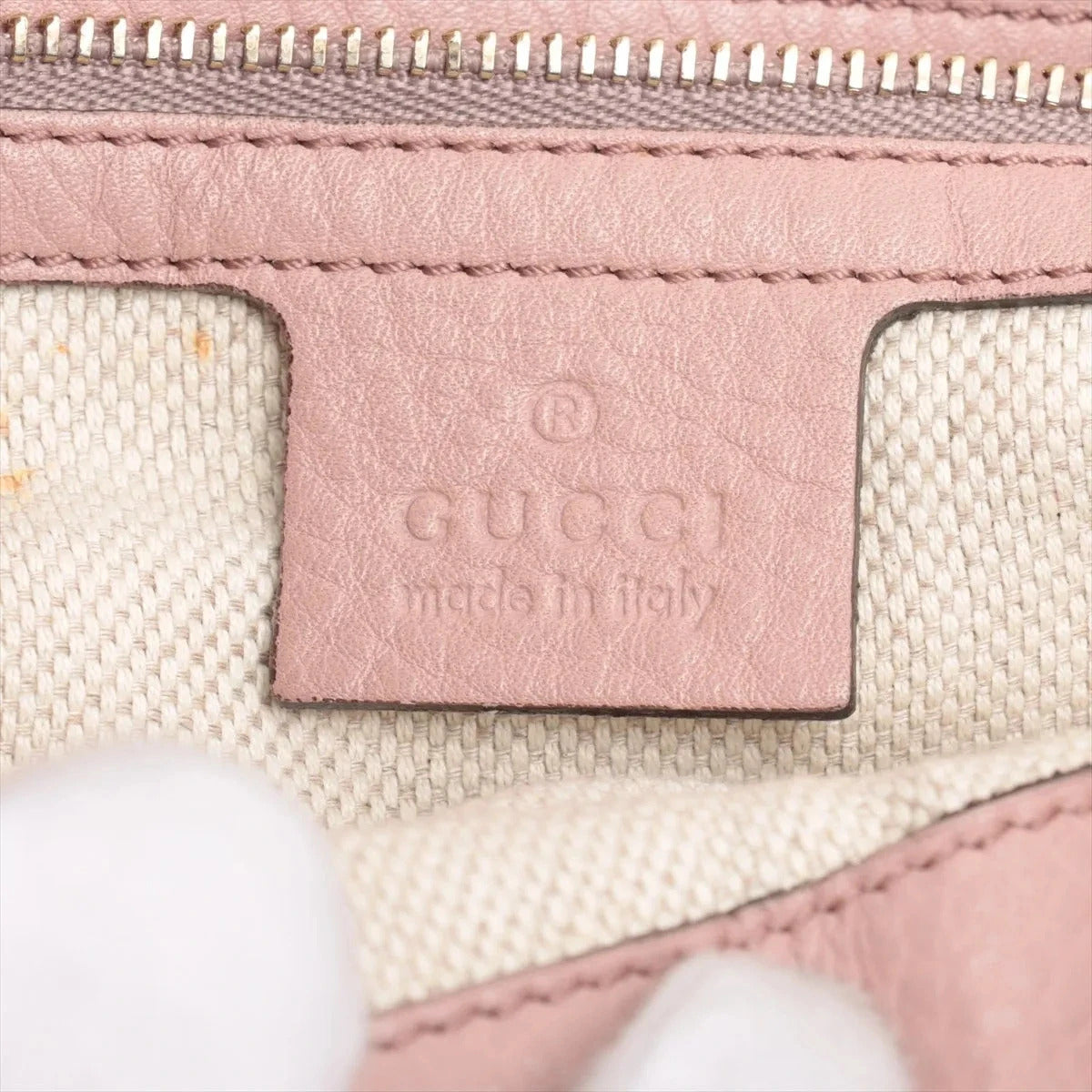 Pre-Loved Soho Shoulder Bag Leather Medium with Gold Hardware, Pink