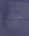 Pre-Loved Roma Tote Intrecciato Leather Medium with Gunmetal Hardware, Navy Blue
