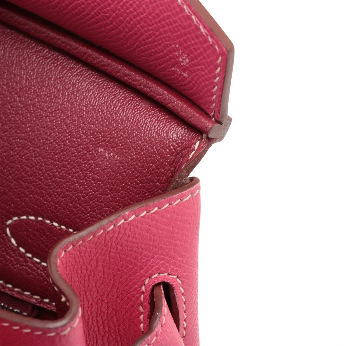 Pre-Loved Birkin Handbag Leather 30 with Palladium Hardware, Pink
