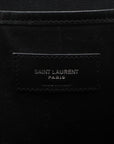 Pre-Loved City Backpack Backpack Canvas Plain with Silver Hardware, Black