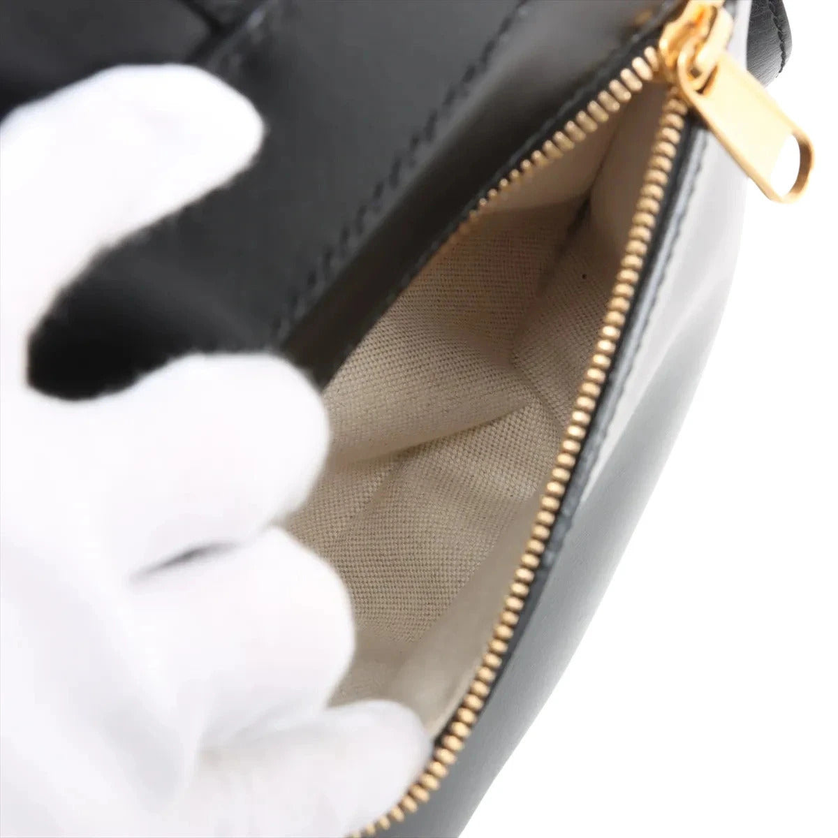 Pre-Loved Horsebit 1955 Backpack Leather with Gold Hardware, Black