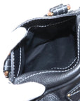 Pre-Loved Paddington Handbag Leather with Aged Gold Hardware, Black