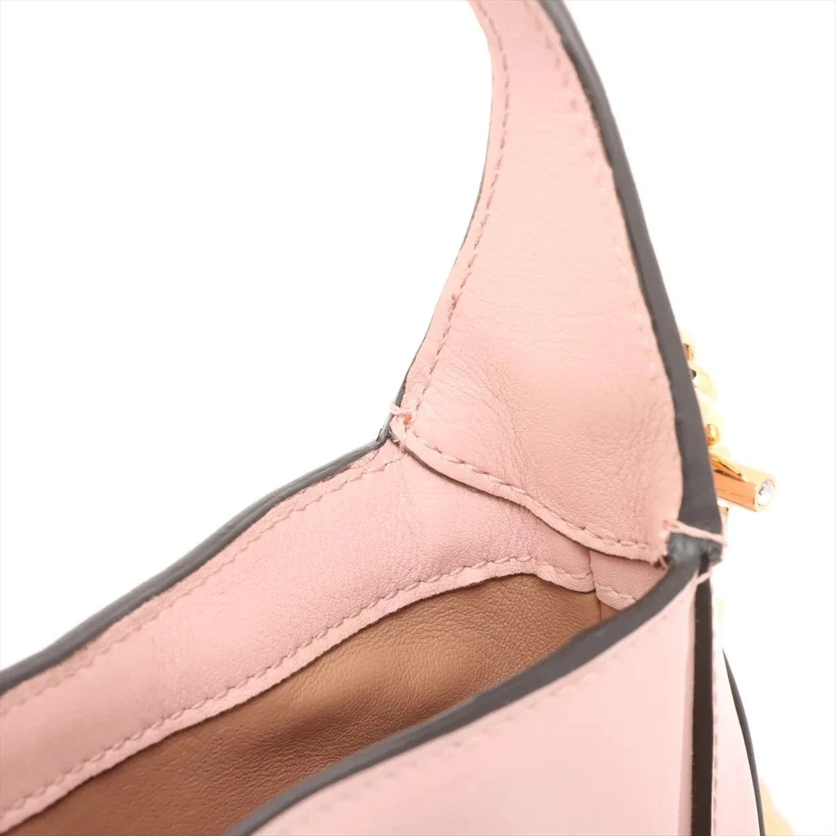 Pre-Loved Jackie 1961 Shoulder Bag Patent Leather Mini with Gold Hardware, Pink