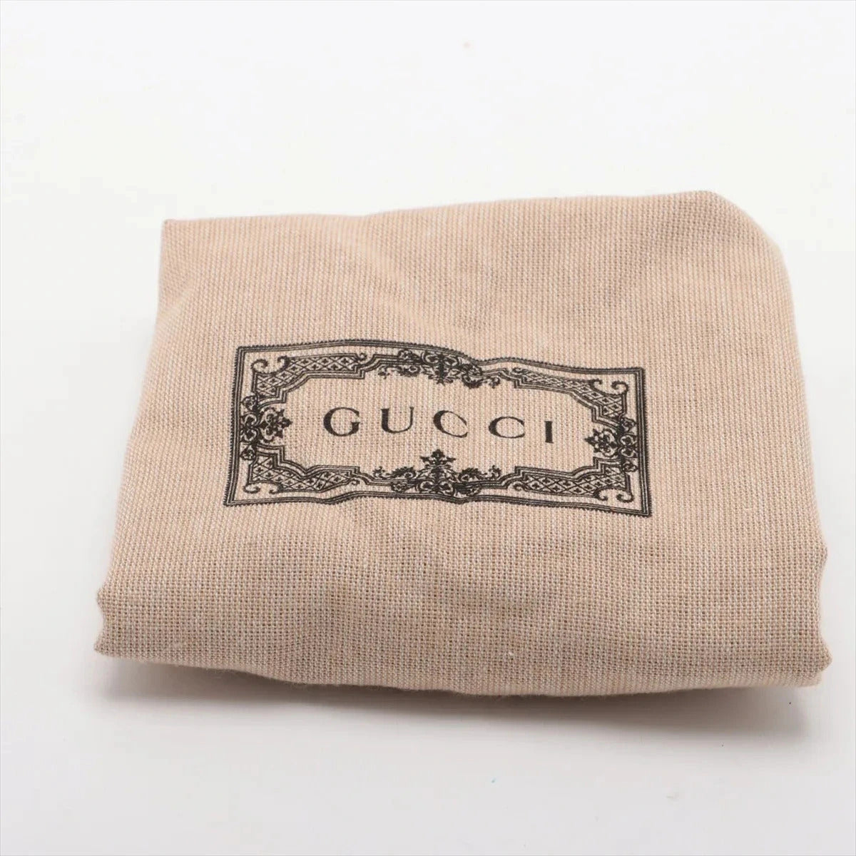 Pre-Loved GG Supreme Messenger Crossbody Bag Monogram Coated Canvas Small with Silver Hardware, Black