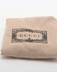Pre-Loved GG Supreme Messenger Crossbody Bag Monogram Coated Canvas Small with Silver Hardware, Black