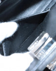 Pre-Loved Peekaboo Handbag Leather Mini with Silver Hardware, Black